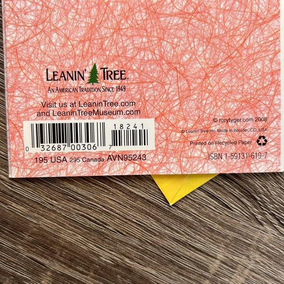 Leanin’ Tree Cards Anniversary Cute Vintage Love Voila Champagne Roses Valentine - Picture 5 of 5